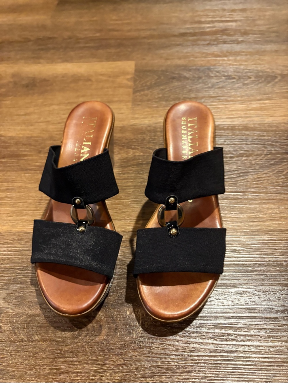Italian Shoe Maker Black sandals